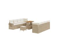 DIVANI DA GIARDINO VIDAXL Set di modulari per esterni, Poliratán, 55x90x71 cm
