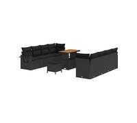 DIVANI DA GIARDINO VIDAXL Set modulare, Polyrattan, 55x90x71 cm