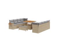 DIVANI DA GIARDINO VIDAXL Set modulare, Polyrattan, 71x100x100 cm