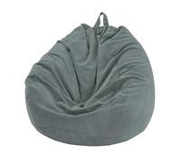 Divani Lazy BeanBag Coprisedie senza imbottitura Morbido velluto a coste rimovibile Lettino Sedile Bean Bag Pouf Puff Divano Tatami Soggiorno