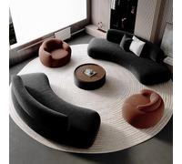 Divani leggeri di lusso a forma di arco, divani di forma irregolare for aree di sosta in negozi di abbigliamento e sedie for ricevere ospiti, negoziare e soggiornare in case famiglia e hotel(Set 1)