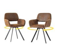Divani marroni per bambini, set da 2, con cuscini ergonomici e design retrò