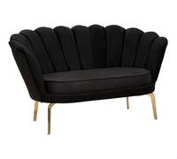 Divano 2 Posti 136x76x78 cm in Tessuto Imbottito