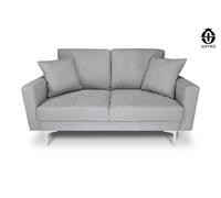 Divano 2 posti con piedi in metallo mod. Chloe