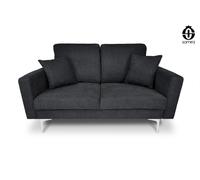 Divano 2 posti con piedi in metallo mod. Chloe