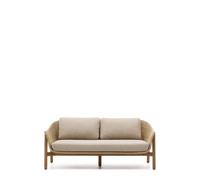 Divano 2 posti Galea in teak massello e rattan sintetico 170,5 cm FSC 100% FSC