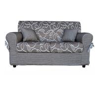 Divano 2 posti in tessuto sfoderabile 150 cm PANAMA Marrone/Tortora