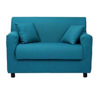 Divano 2 posti Turchese - tessuto sfoderabile 124 cm BOLOGNA