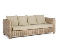 Divano 3 Posti 210x90x83h cm con Cuscini Fortaleza