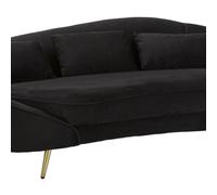 Divano tre Posti con cuscini Modello OSLO Dimensioni 185x84xh 68 cm peso 29 kg rivestimento completamente sfoderabile colore nero nero