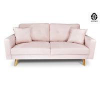 Divano 3 posti piedi in legno mod. Chloe