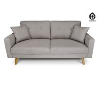 Divano 3 posti piedi in legno mod. Chloe