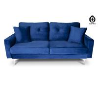 Divano 3 posti piedi in metallo mod. Chloe