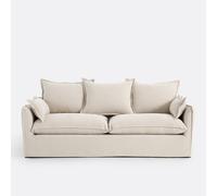Divano a 2, 3, 4, 5 posti, sfoderabile, poliestere screziato, ODNA Beige 4 posti
