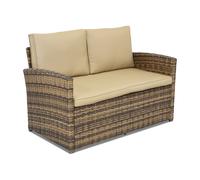 Divano a 2 posti in tecnorattan Monaco Garden Point marrone