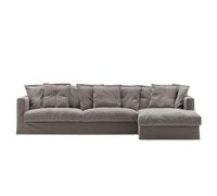 Divano A 3 Posti Decotique Le Grand Air Divano Destro in Granito Fumé