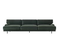 Divano a 3 posti Flaneur Nero/ Asator 0984