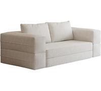 Divano a Compressione, Divano 2 Posti Sottovuoto Componibile, Senza Montaggio, Tampone in Spugna ad Alta resilienza, per Camera da Letto/Soggiorno/caffè,Beige,200cm