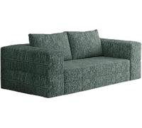 Divano a Compressione, Divano 2 Posti Sottovuoto Componibile, Senza Montaggio, Tampone in Spugna ad Alta resilienza, per Camera da Letto/Soggiorno/caffè,Verde,150cm