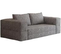 Divano a Compressione, Divano 2 Posti Sottovuoto Componibile, Senza Montaggio, Tampone in Spugna ad Alta resilienza, per Camera da Letto/Soggiorno/caffè,Grigio,180cm