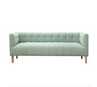 Divano a due posti, arredamento moderno di metà secolo Divani a due posti for soggiorno, mobili imbottiti capitonné, solido e facile da installare, piccolo divano for camera da letto, ufficio(100cm)