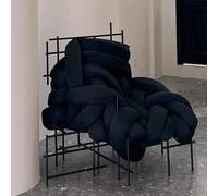 Divano a Due Posti, Divano Decorativo dal Gusto Artistico Lungo 60", Struttura in Metallo + Spugna ad Alta Densità, for Soggiorno, Studio Fotografico, Bar, Galleria D'arte