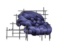 Divano a Due Posti, Divano Decorativo dal Gusto Artistico Lungo 60", Struttura in Metallo + Spugna ad Alta Densità, for Soggiorno, Studio Fotografico, Bar, Galleria D'arte