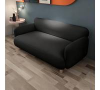 Divano A Due Posti, Divano In Similpelle Con Gambe Ispessite, Seduta Imbottita In Materiale A Doppio Strato, Struttura In Legno Massello, Comodi Divani Imbottiti A 2 Posti(F,140cm)