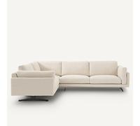 Divano angolare in bou sar Beige angolo destro