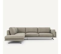 Divano angolare in tweed, César Beige angolo destro