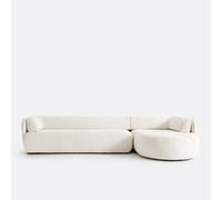 Divano angolo destro, velluto spesso, Méridiano Beige angolo destro
