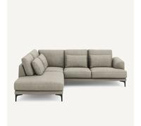Divano angolo sinistro tweed, Marsile Beige angolo sinistro