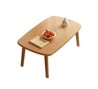 Divano, balcone, comodino, tavolino pieghevole multifunzionale in legno, piccolo tavolino quadrato con gambe stabili per uso interno ed esterno, design salvaspazio (80 x 55 x 44 cm)