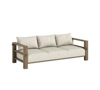 Divano Bare Marrone Carruba/640 Gesso Morbido