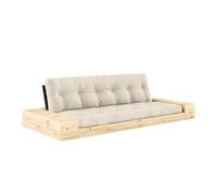 Divano Base Karup con Contenitore Laterale, Nero/914 in Lino