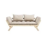 Divano Bebop Pino Laccato Trasparente/747 Beige