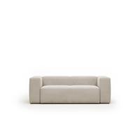 Divano Blok 2 posti in ciniglia beige 210 cm FSC Mix Credit