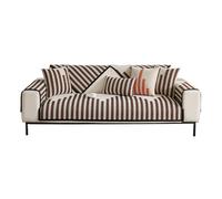 Divano chaise longue Antimanchas 90x270 cm Cubre Divano Lavabile e Moderna Personalización de Soporte Ideal para Niños Compatibile con Todos los Sofás Colore Marrón