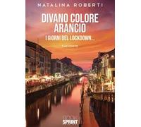 Divano colore arancio. I giorni del lockdown...