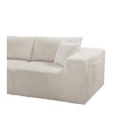 Divano componibile a forma di L con chaise longue per appartamento, studio, ufficio, camera da letto, design moderno