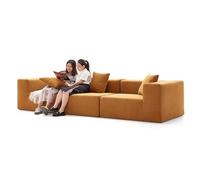 Divano componibile componibile, comodo divano letto con spugna ad alto sostegno, perfetto per il soggiorno relax