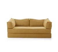 Divano componibile con comoda chaise longue, nessun montaggio richiesto, divano letto modulare minimalista con seduta profonda per soggiorno, camera da letto, appartamento lounge