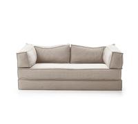 Divano componibile con comoda chaise longue, nessun montaggio richiesto, divano letto modulare minimalista con seduta profonda per soggiorno, camera da letto, appartamento lounge