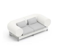 Divano componibile dallo stile pop Rhor Combo 2 Dimensioni 218x109x h 72 cm - Kg 68 colore perla perla