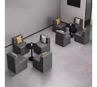 Divano componibile in pelle, divano a forma di L per la reception dell'ufficio, zona attesa, ingresso dell'hotel, caffetteria, centro di formazione