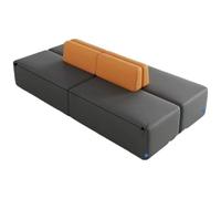 Divano componibile modulare, tessuto resistente ai graffi di gatto, opzioni multidimensione, sedute imbottite moderne for reception di ufficio, sala d'attesa, lobby e spazi commerciali(3x1.2x0.7m)