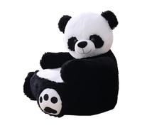 Divano con braccioli a forma di panda, morbido cuscino di supporto per | divano, mobili per bambini in peluche, comoda sedia imbottita, simpatico cuscino di supporto per camera da , seduta