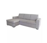 DIVANO CON PENISOLA REVERSIBILE BELLAHOME "BOLOGNA" BEIGE TESSUTO SFODERABILE...