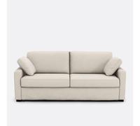 Divano convertibile 2, 3 o 4 posti, mousse Premium HR, in poliestere, TIMOR Beige 4 posti