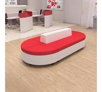 Divano Curvo Modulare Circolare, Combinazione Libera Di Divani Creativi, Set Di Sedute a Onda Curva, Per Atrio Di Hotel, Ufficio, Scuola, Ristorante, Biblioteca, Sala D'Attesa 250 * 120cm